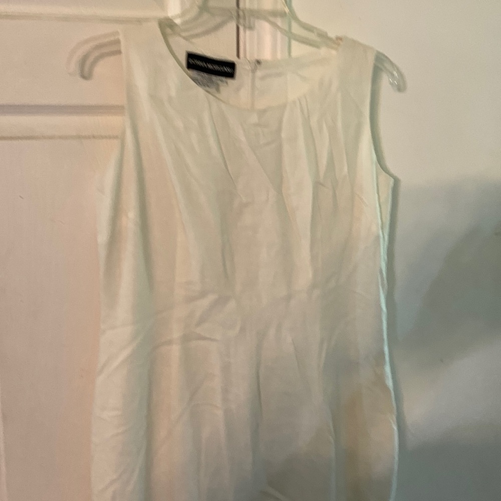 Midi length sleeveless dress